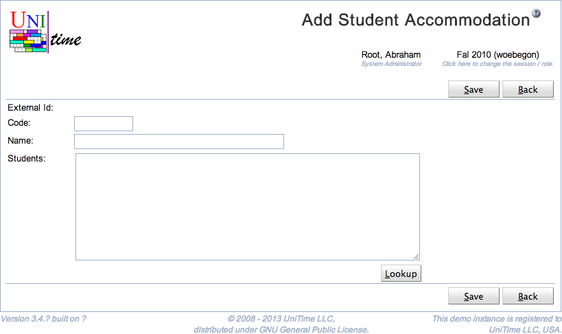 Add Student Accommodation