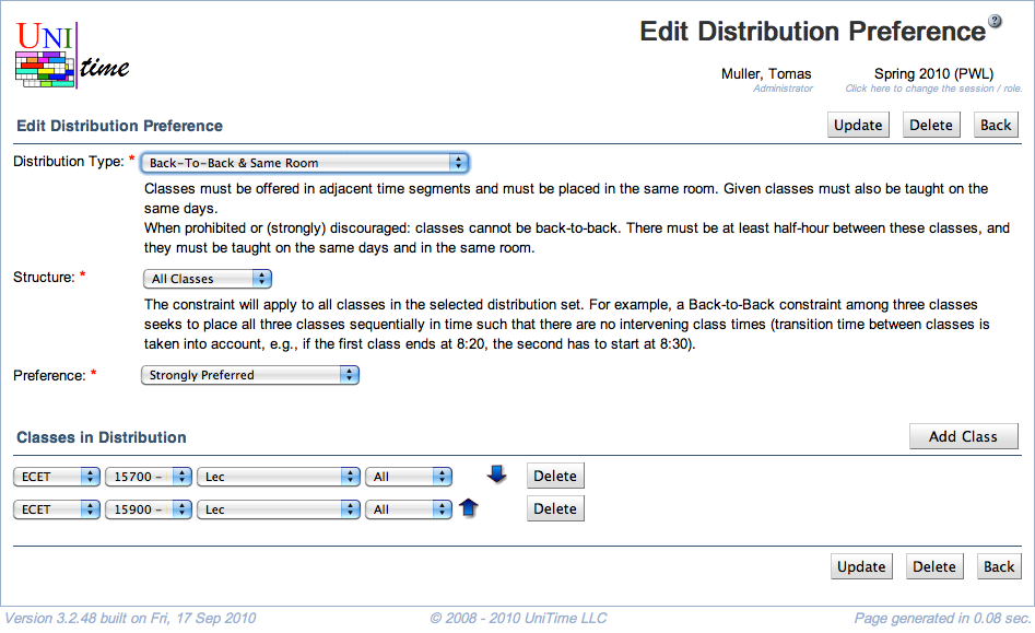 Edit Distribution Preference