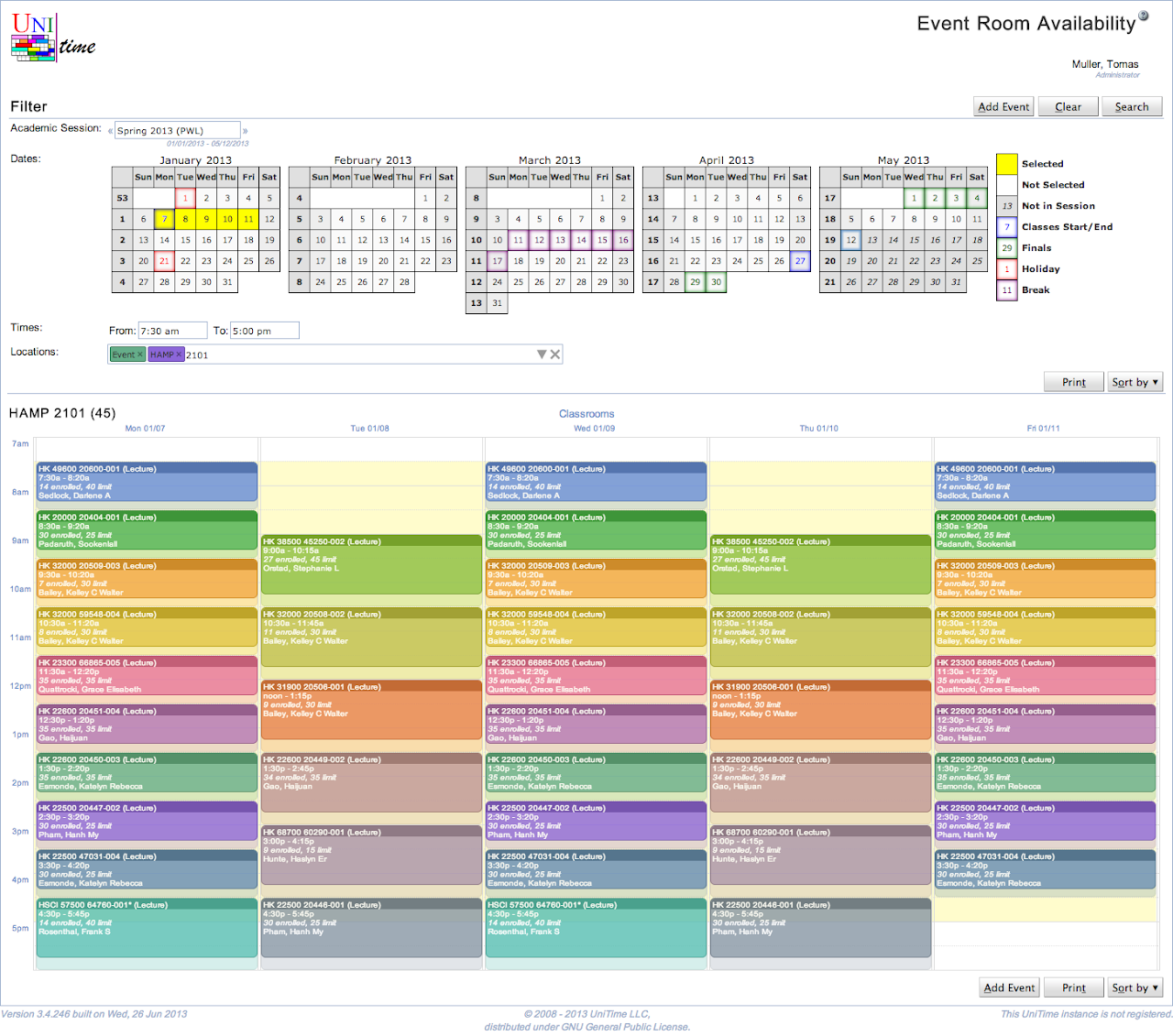 Event Room Availability