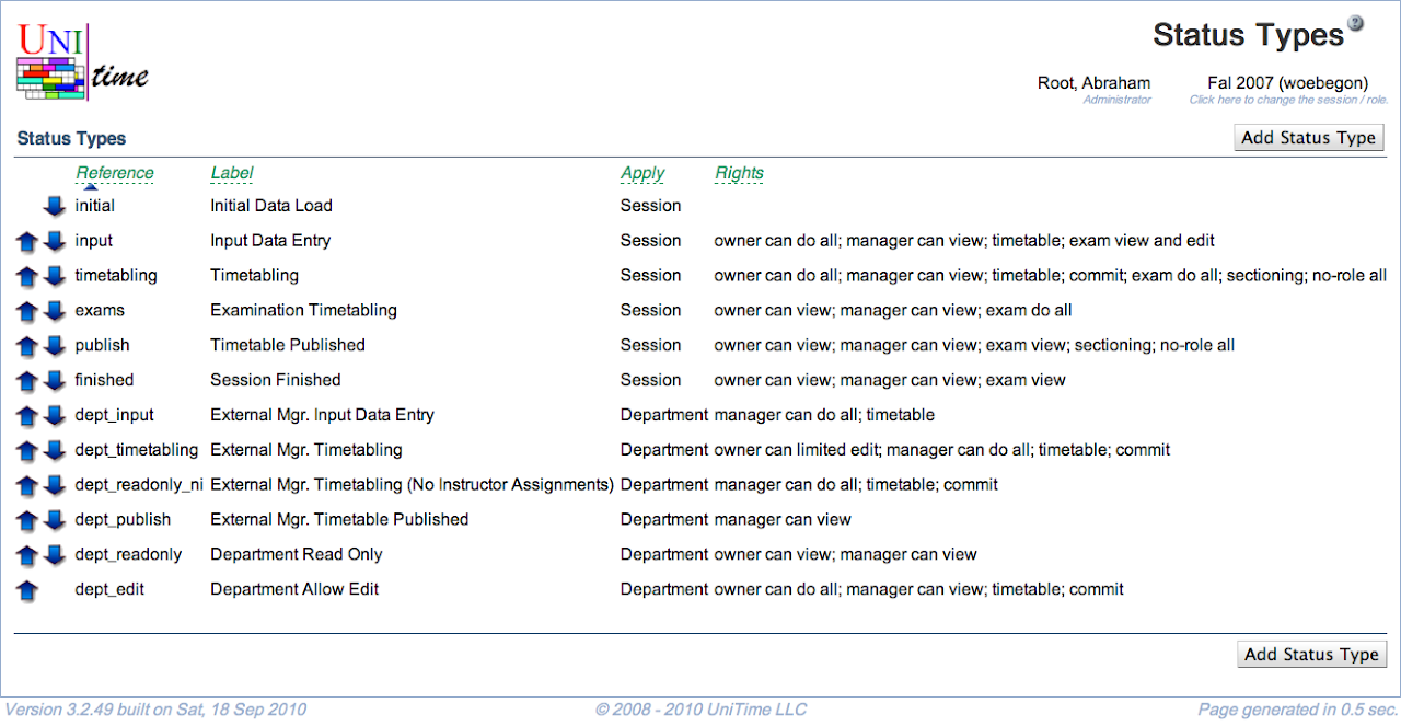 Status Types