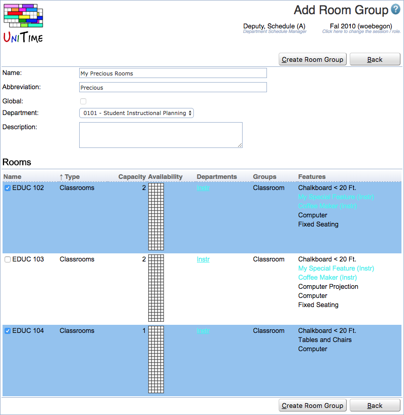 Course Timetabling Data Entry Manual