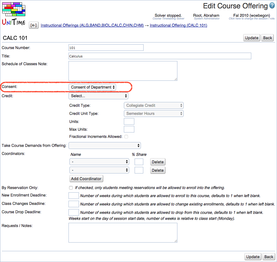 Course Timetabling Data Entry Manual