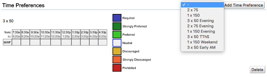 Course Timetabling Data Entry Manual