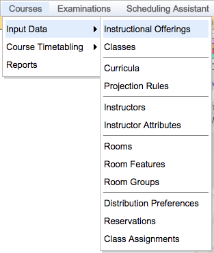 Course Timetabling Data Entry Manual