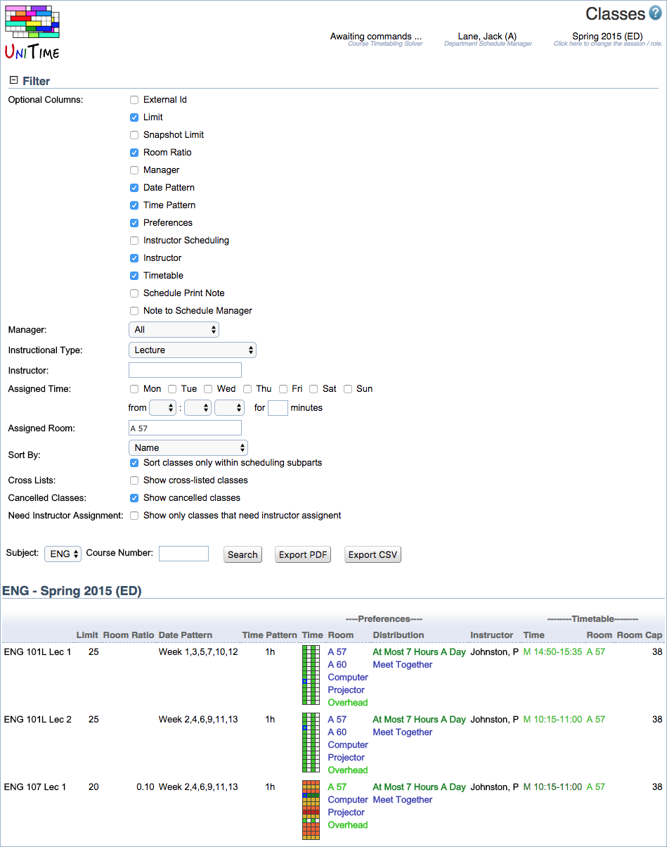 Course Timetabling Solver Manual