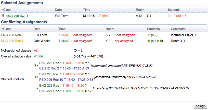 Course Timetabling Solver Manual