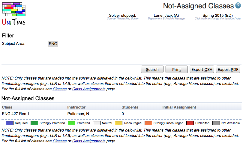 Course Timetabling Solver Manual