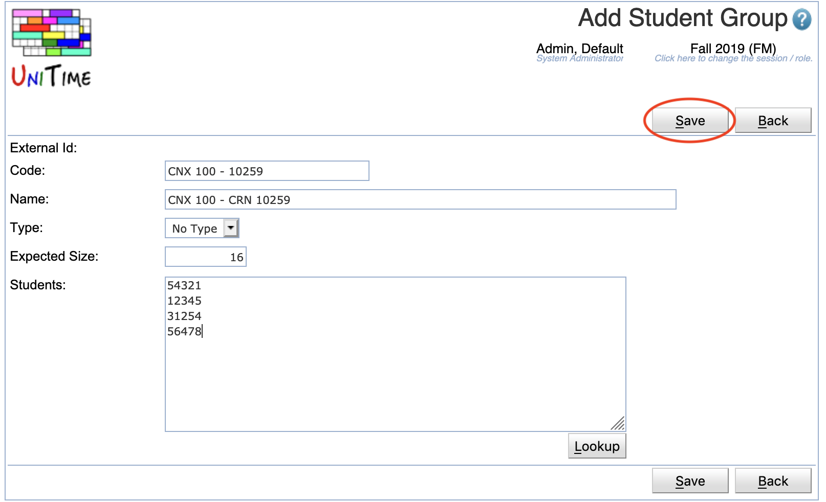 Managing Student Group Reservations