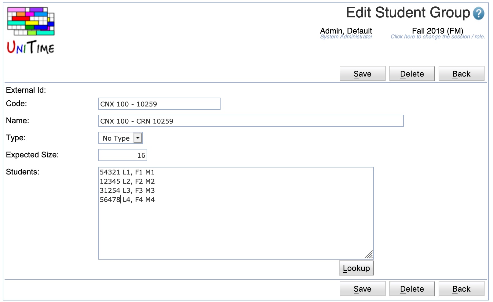 Managing Student Group Reservations