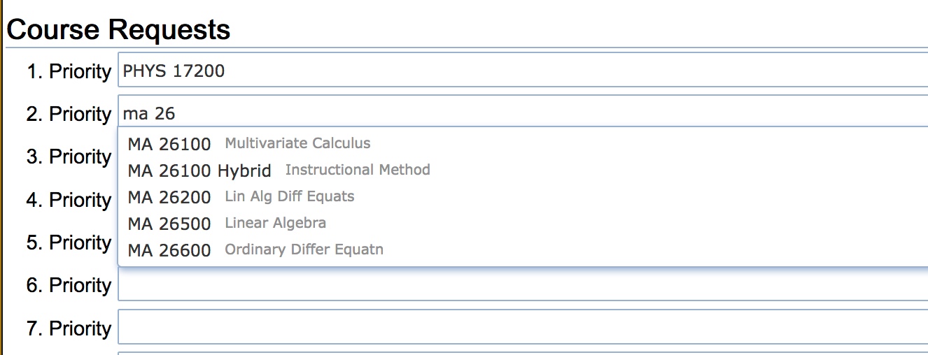 Student Scheduling Assistant