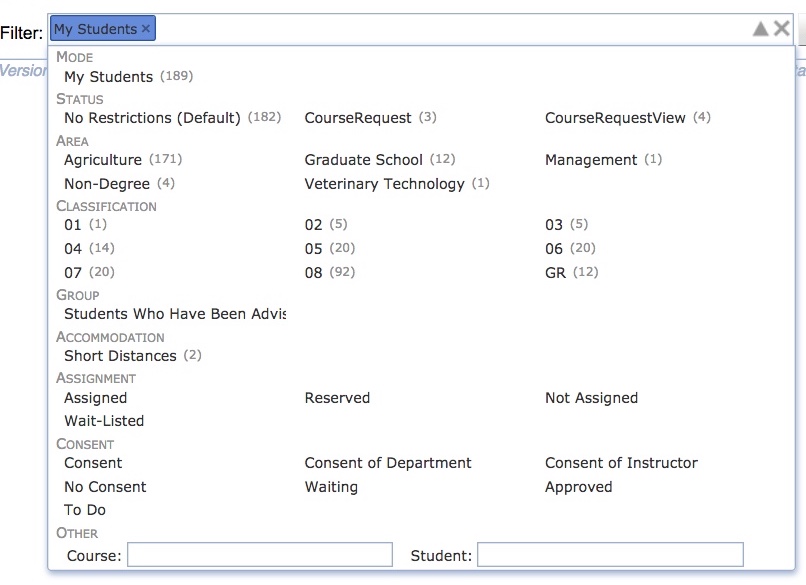 Student Scheduling Dashboard Manual