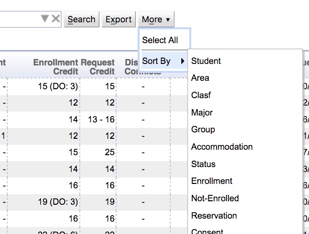 Student Scheduling Dashboard Manual