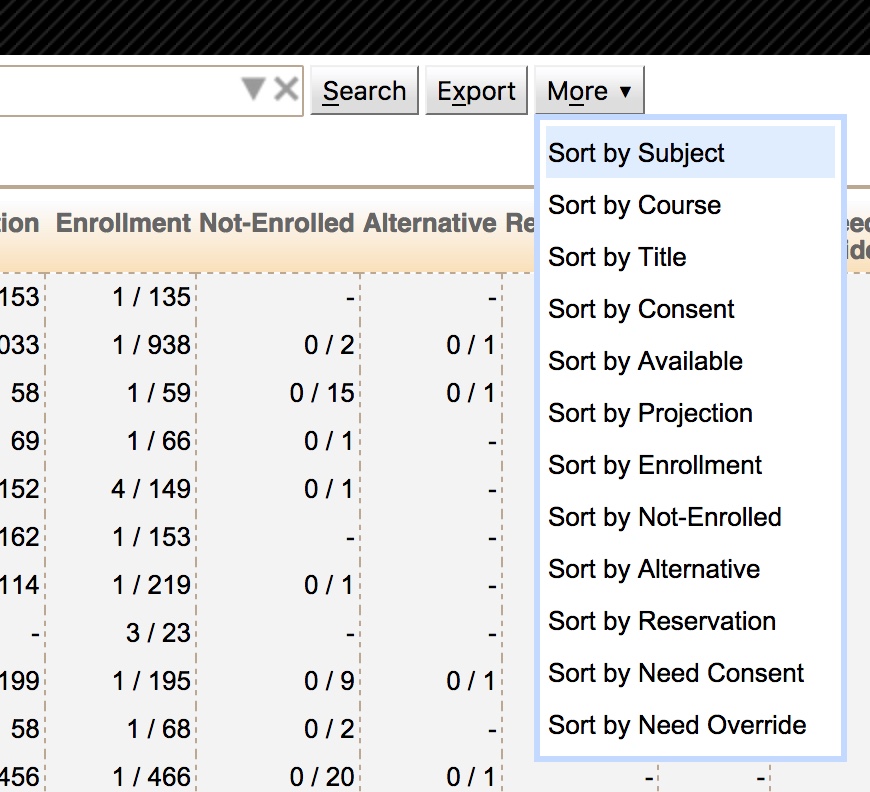 Student Scheduling Dashboard Manual