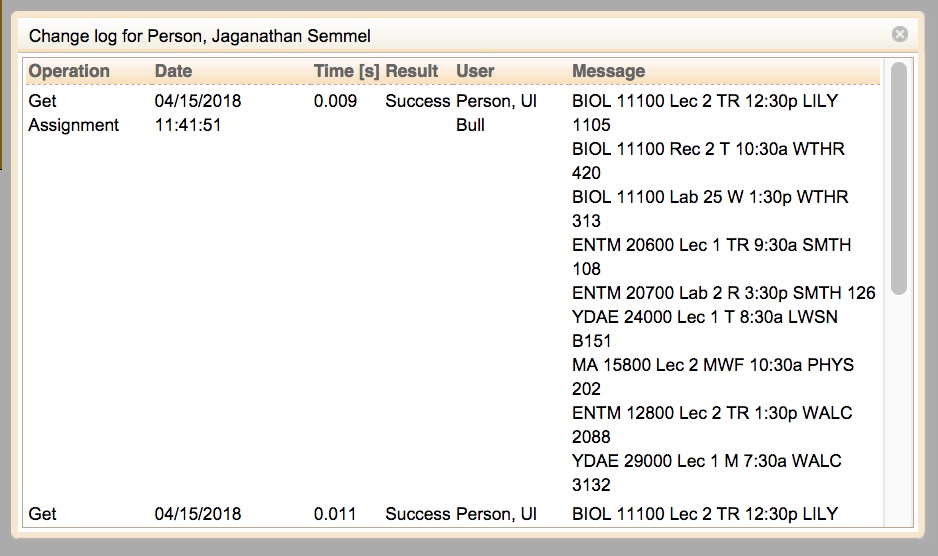 Student Scheduling Dashboard Manual